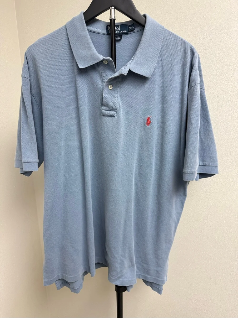Ralph Lauren Light Blue Polo with Pony Embroidery